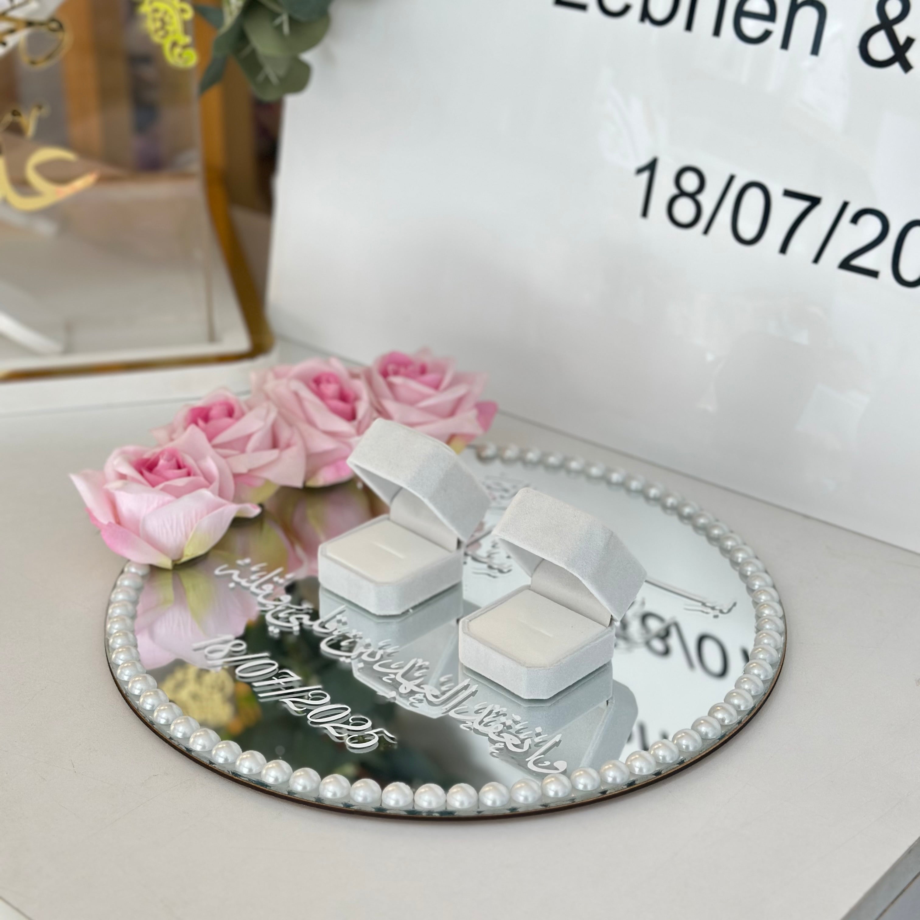 Mirror Jewelry Tray – Handcrafted Luxury Edition
