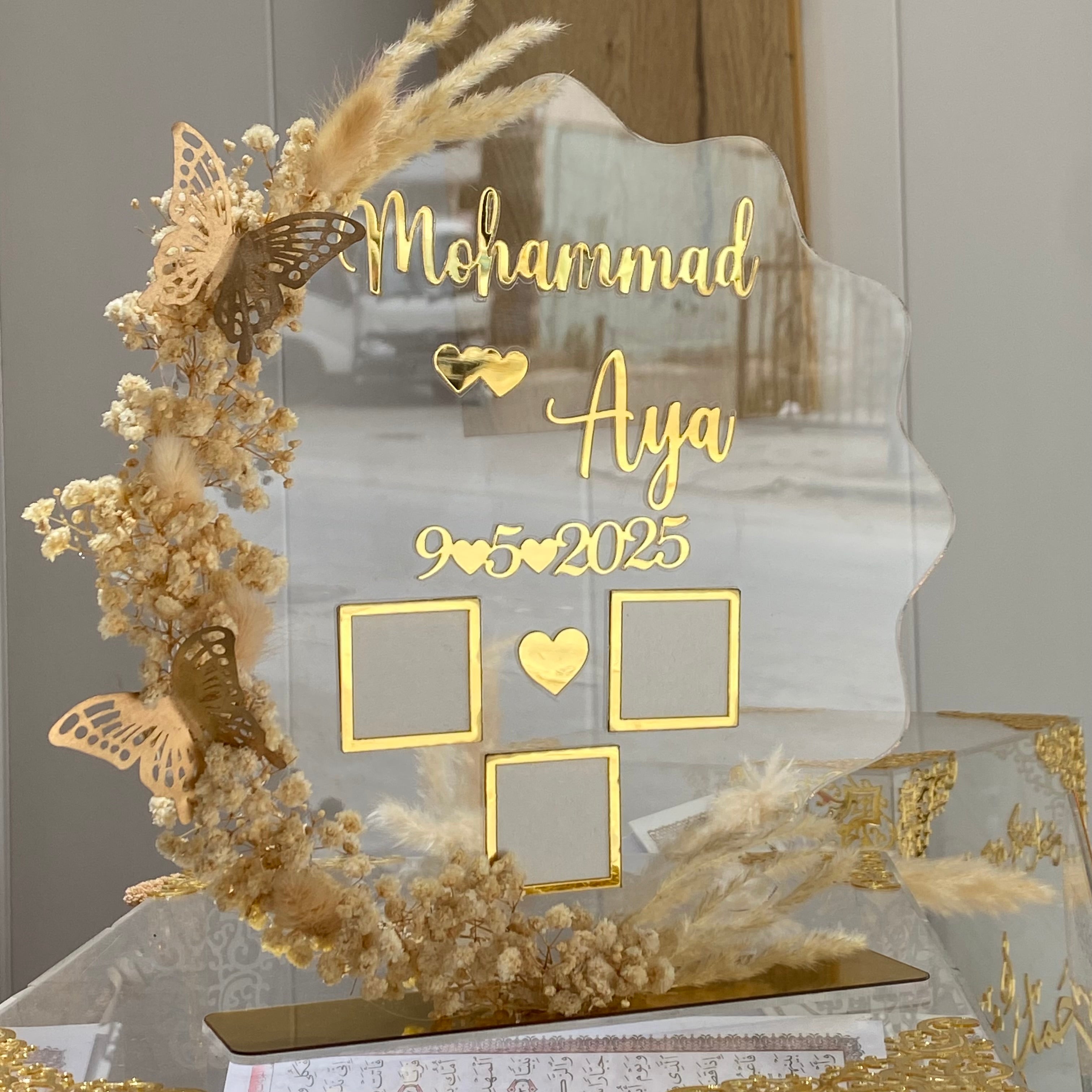 Fingerprint Art Frame – Board & Butterfly Edition