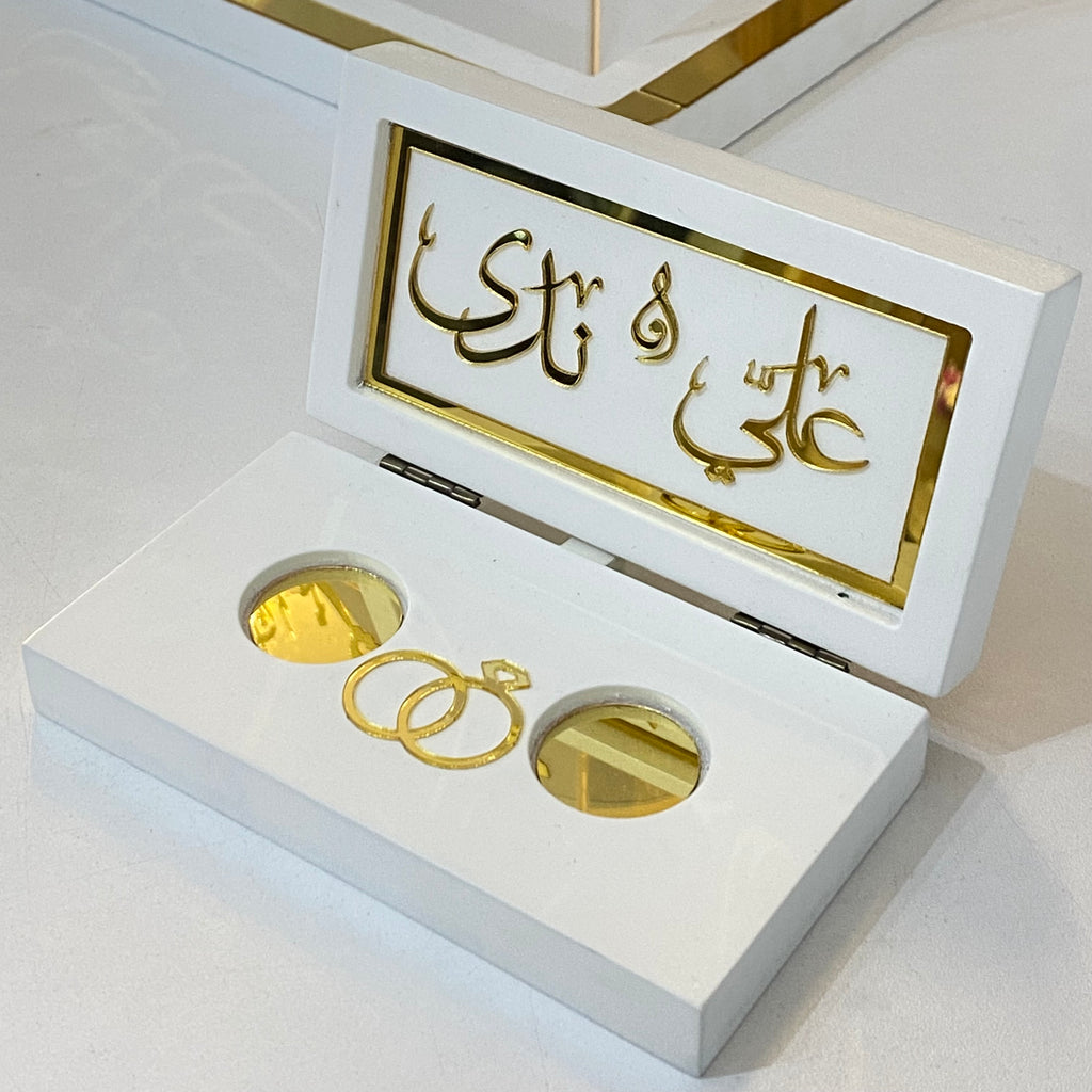 Wooden Engagement Ring Box – Rectangular Edition